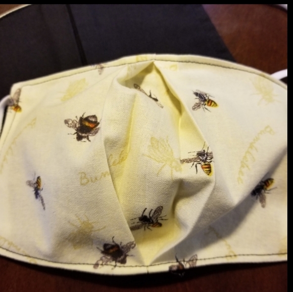 Bumblebee Cotton Facemask Hand Made - Picture 2 of 4